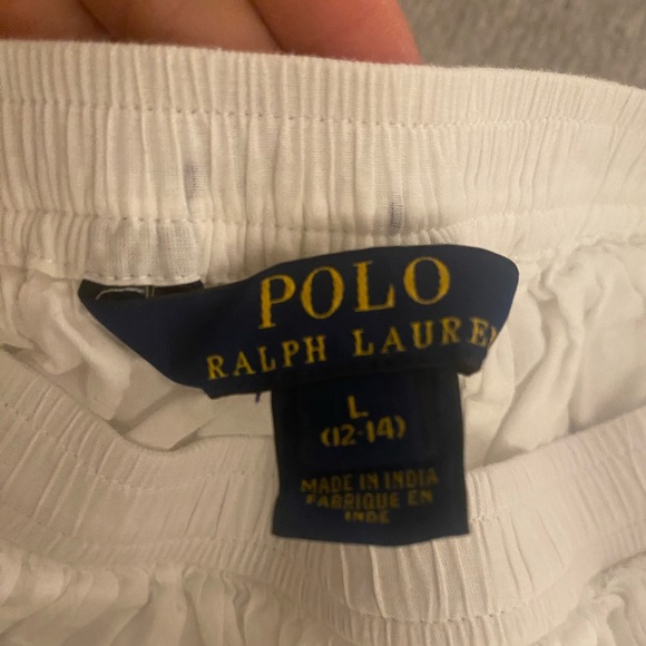 Polo Ralph Lauren white ruffle lace detail cotton mini skirt - Picture 2 of 6